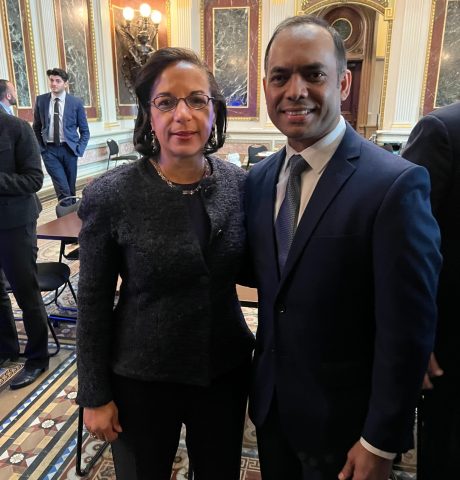 With Ambassador Susan Rice at the White House 2023