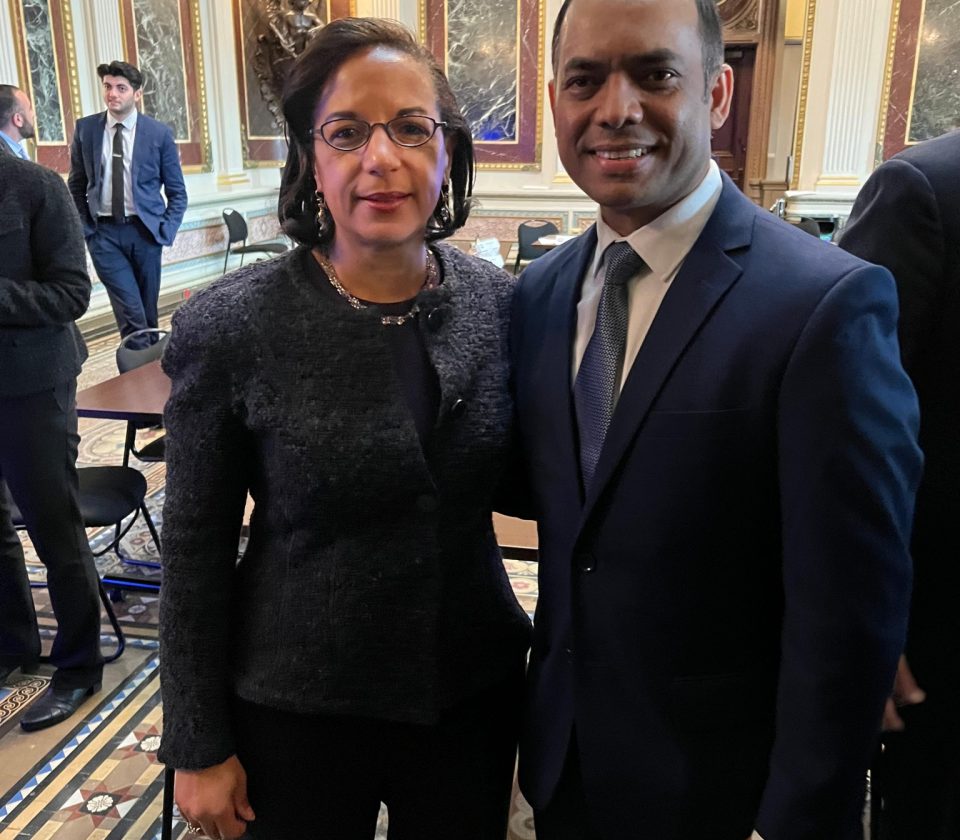 With Ambassador Susan Rice